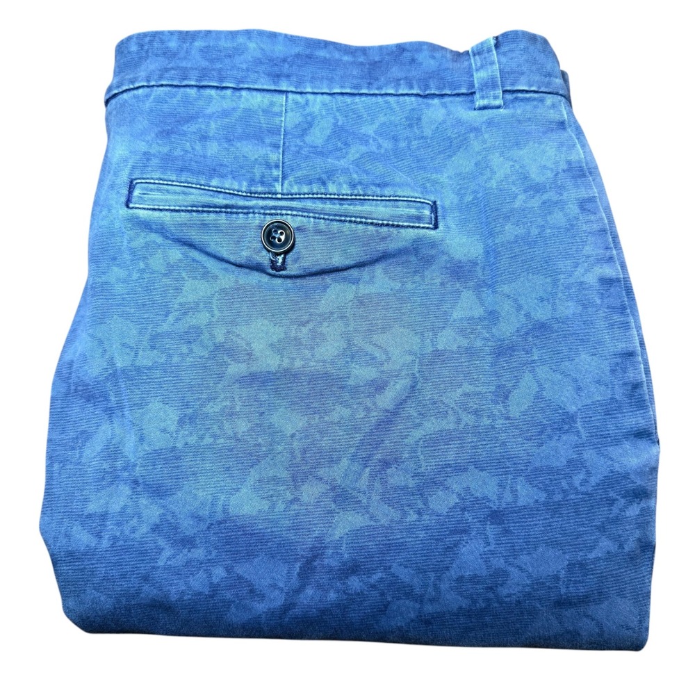 Vineyard Vines Kentucky Derby 147th Pants Mens Sz 38 Blue‎ Horse Print Chino